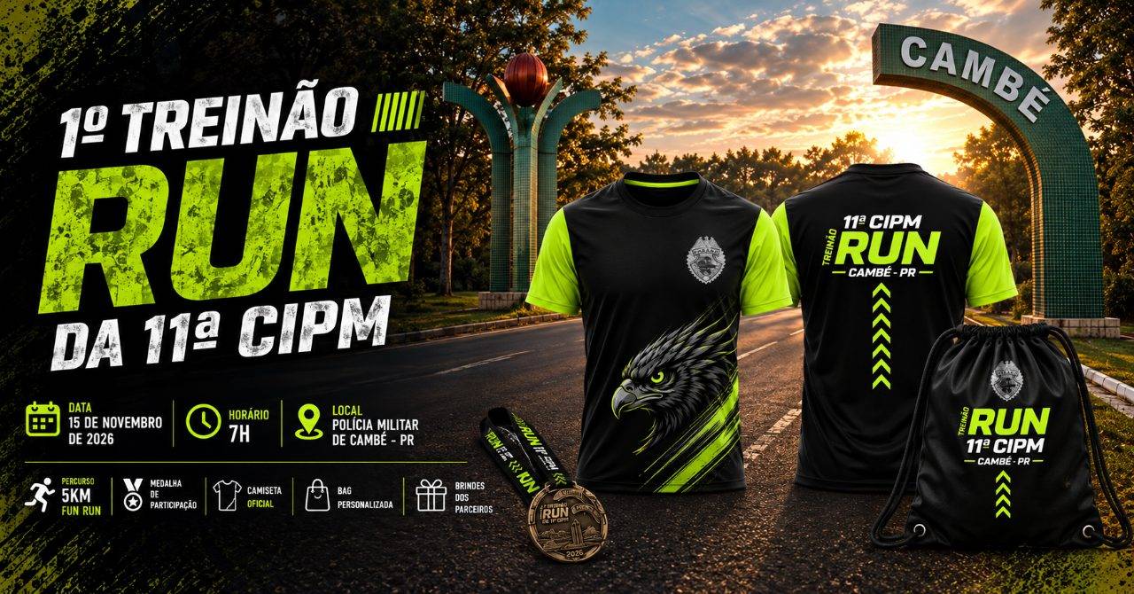 1º Treinão de Corrida da 11ª CIPM