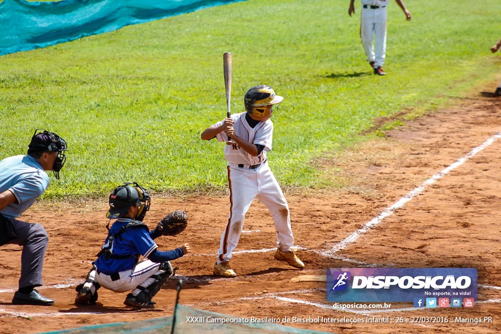 XXXIII Campeonato Brasileiro de Beisebol Interseleções Infantil