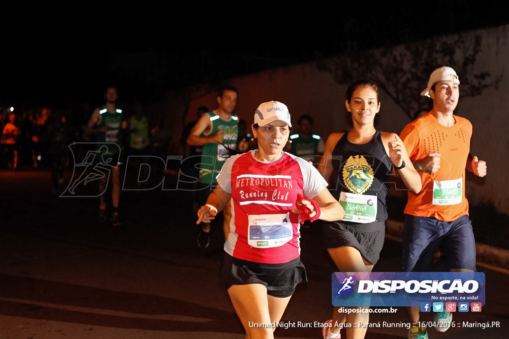 Unimed Night Run: Etapa Água :: Paraná Running 2016