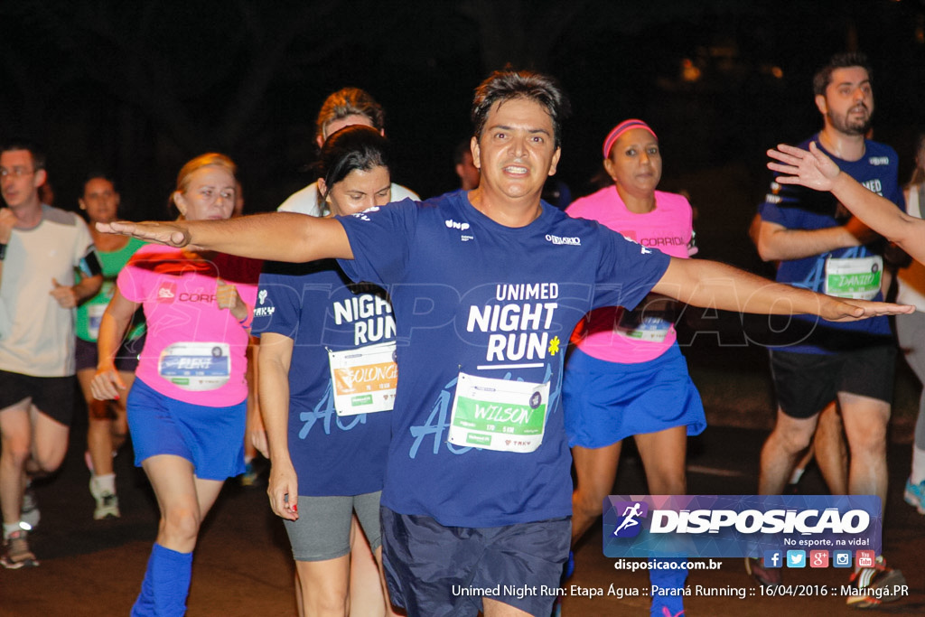 Unimed Night Run: Etapa Água :: Paraná Running 2016