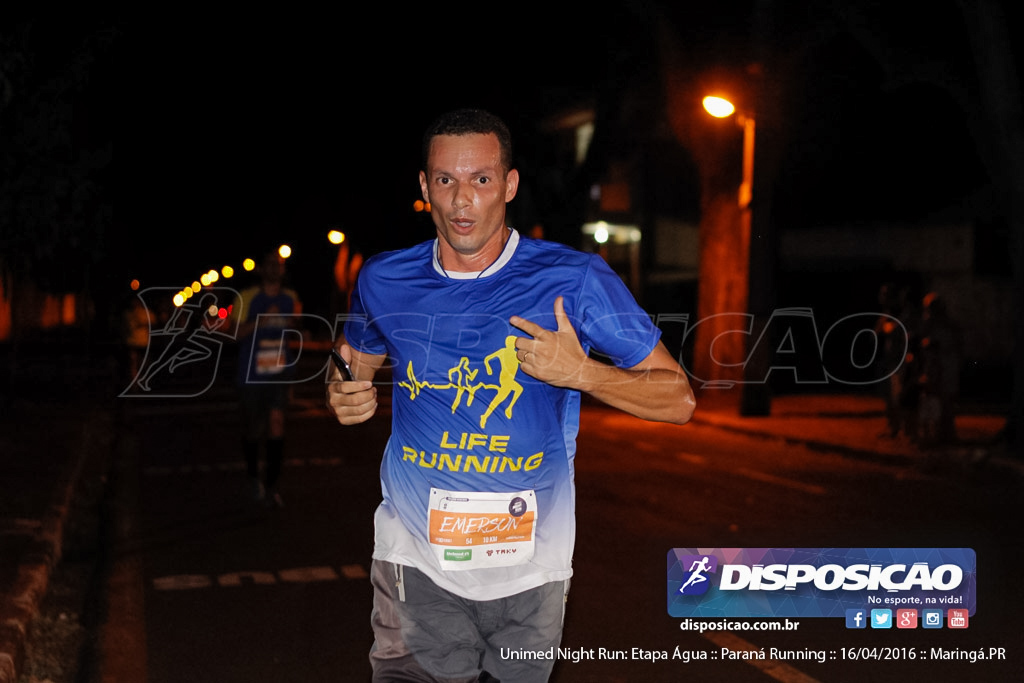 Unimed Night Run: Etapa Água :: Paraná Running 2016