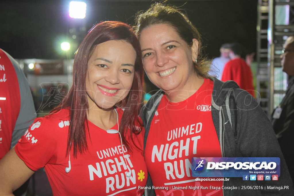 Unimed Night Run: Etapa Coração :: Paraná Running 2016