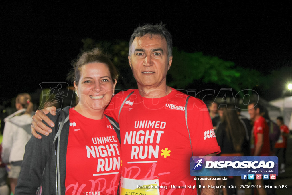 Unimed Night Run: Etapa Coração :: Paraná Running 2016