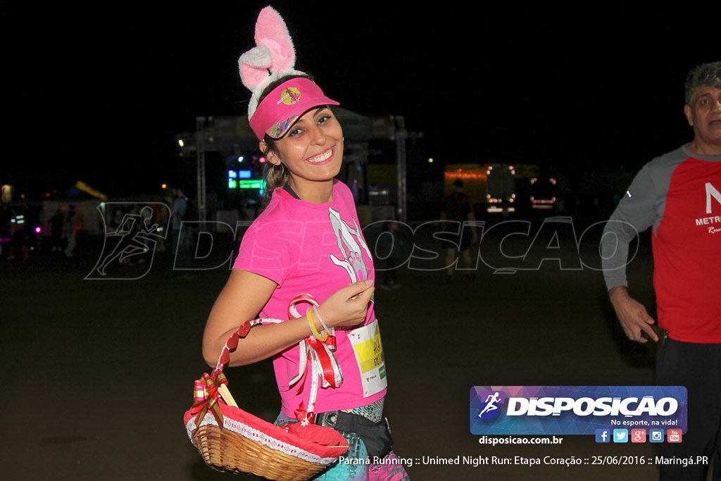 Unimed Night Run: Etapa Coração :: Paraná Running 2016