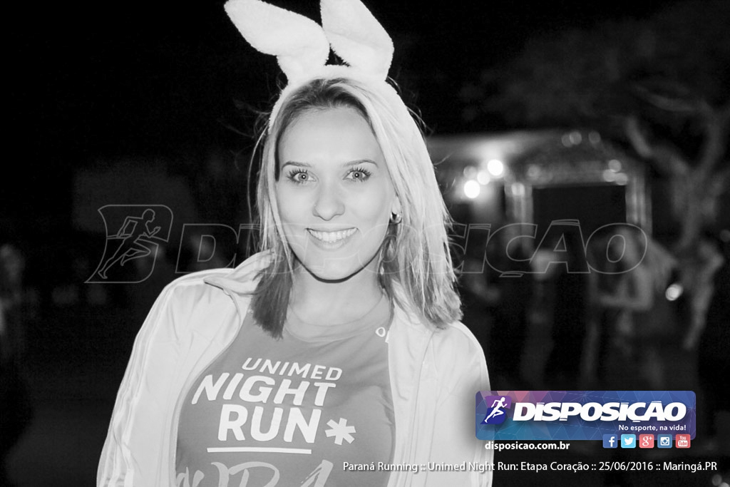 Unimed Night Run: Etapa Coração :: Paraná Running 2016