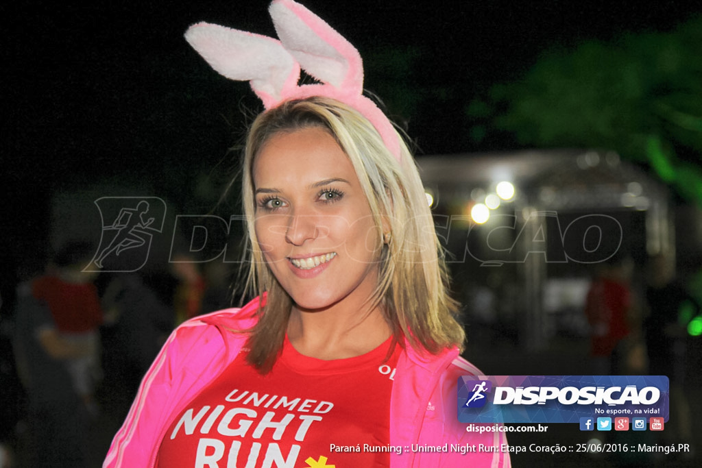 Unimed Night Run: Etapa Coração :: Paraná Running 2016