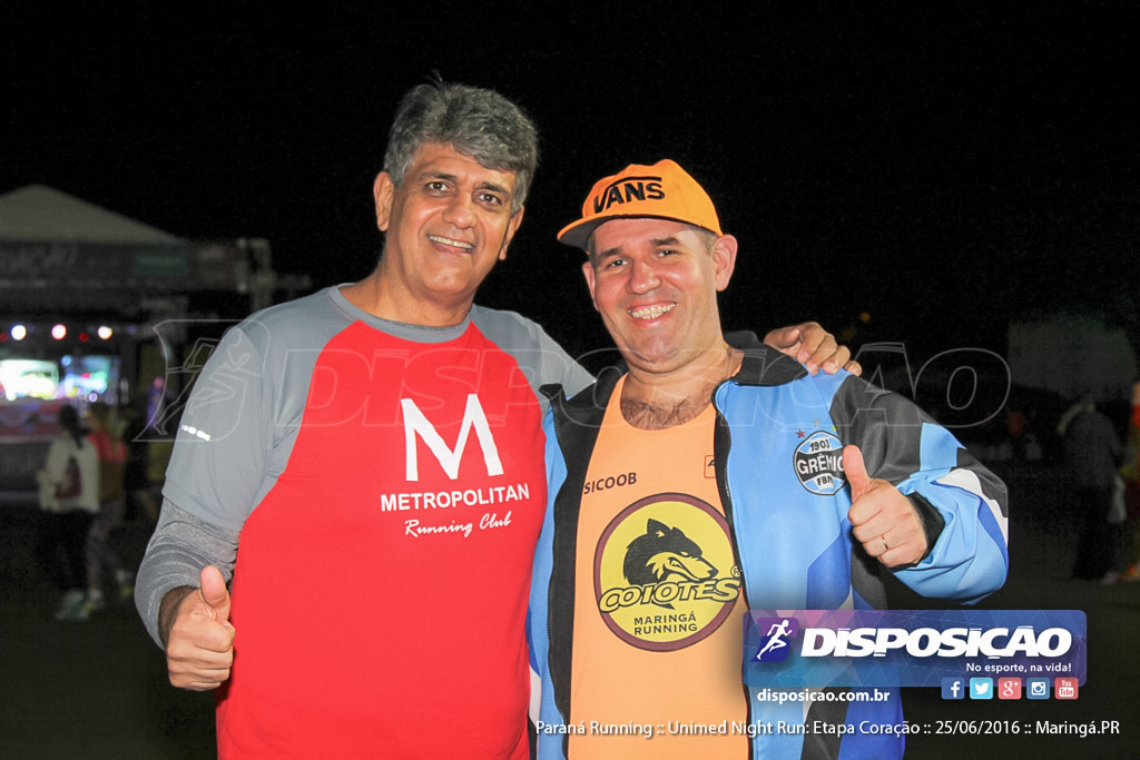 Unimed Night Run: Etapa Coração :: Paraná Running 2016