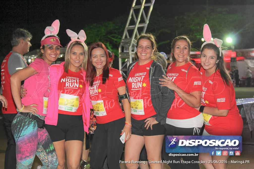 Unimed Night Run: Etapa Coração :: Paraná Running 2016