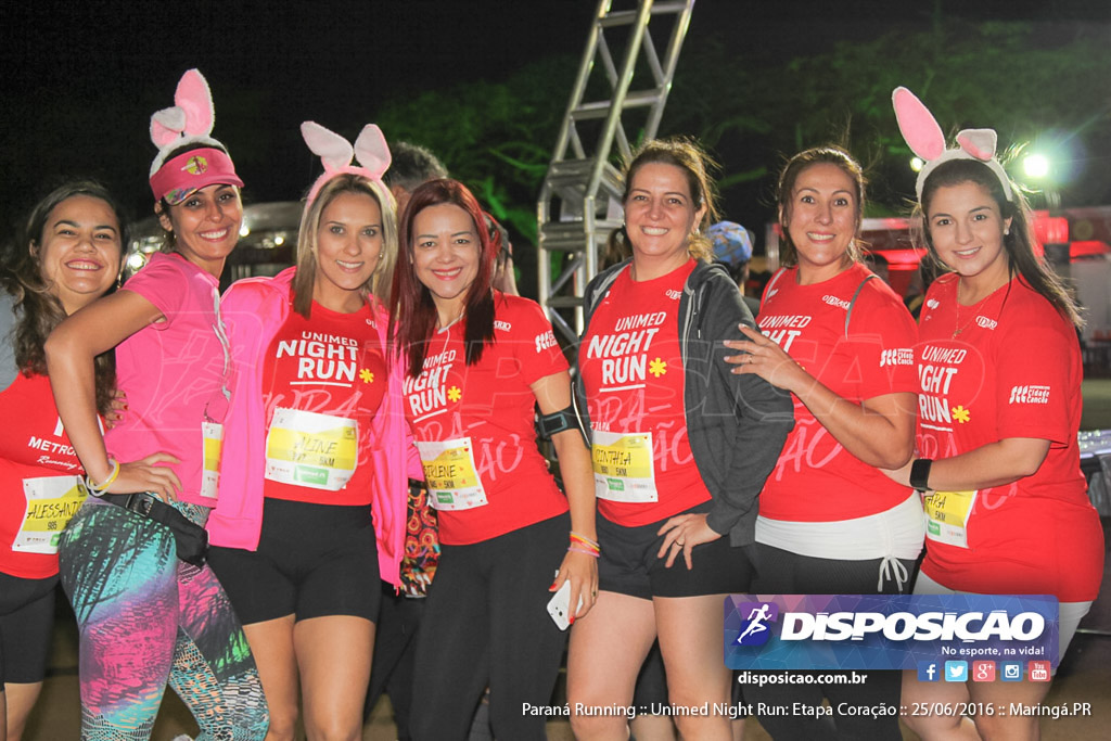 Unimed Night Run: Etapa Coração :: Paraná Running 2016