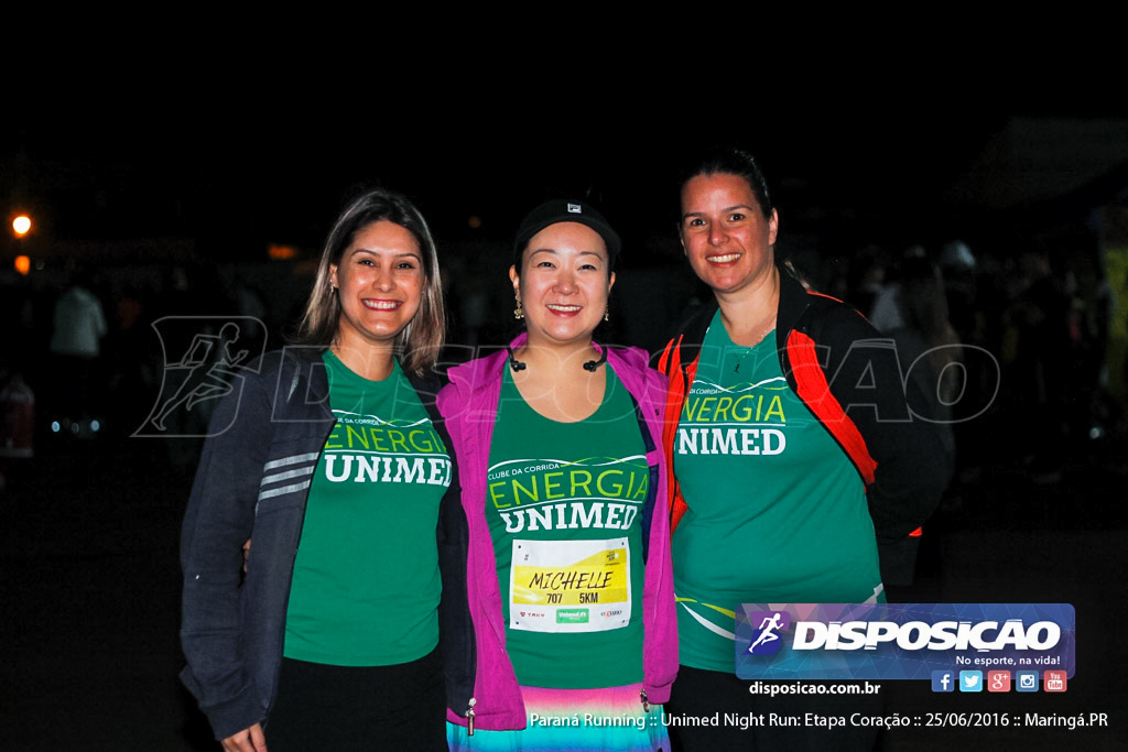 Unimed Night Run: Etapa Coração :: Paraná Running 2016