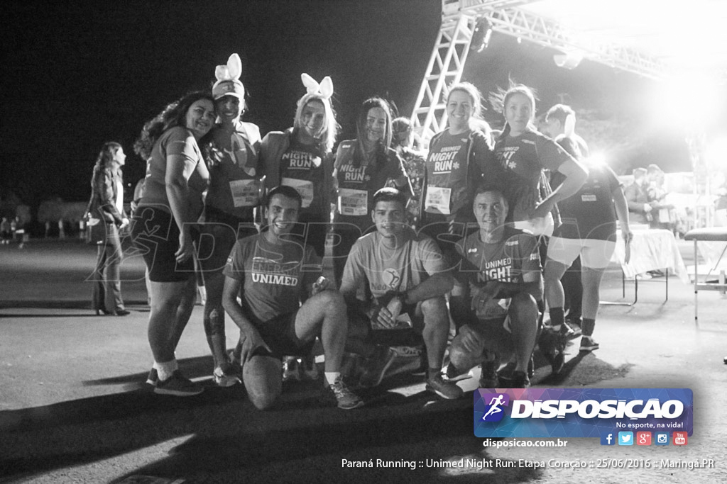 Unimed Night Run: Etapa Coração :: Paraná Running 2016