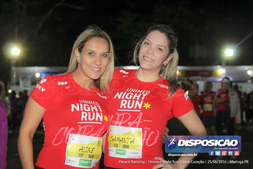 Unimed Night Run: Etapa Coração :: Paraná Running 2016