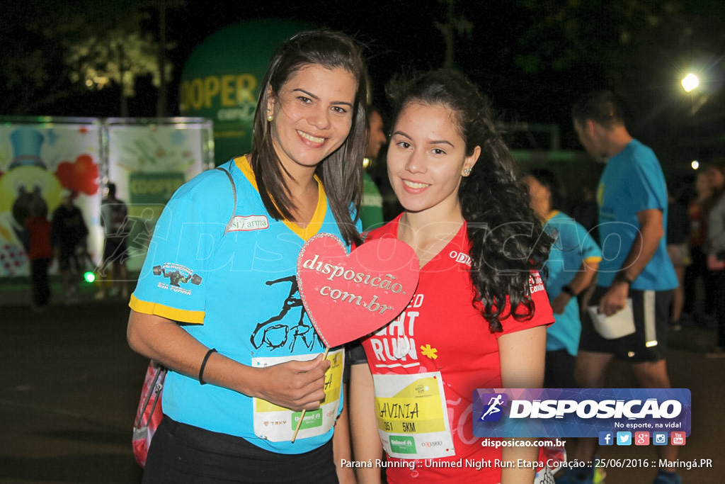 Unimed Night Run: Etapa Coração :: Paraná Running 2016