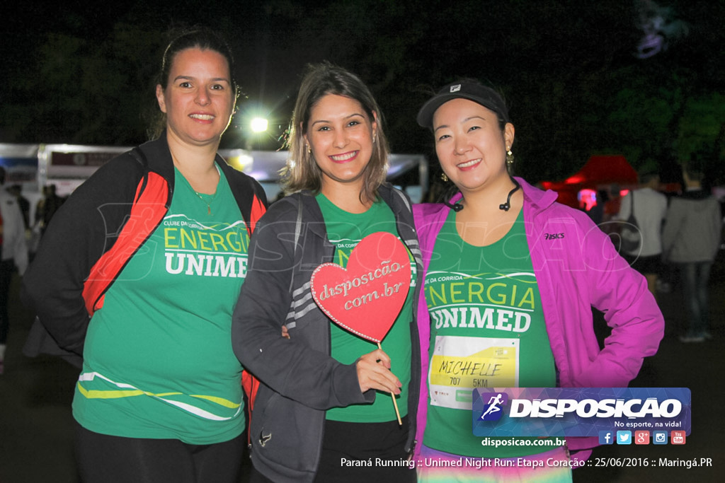 Unimed Night Run: Etapa Coração :: Paraná Running 2016