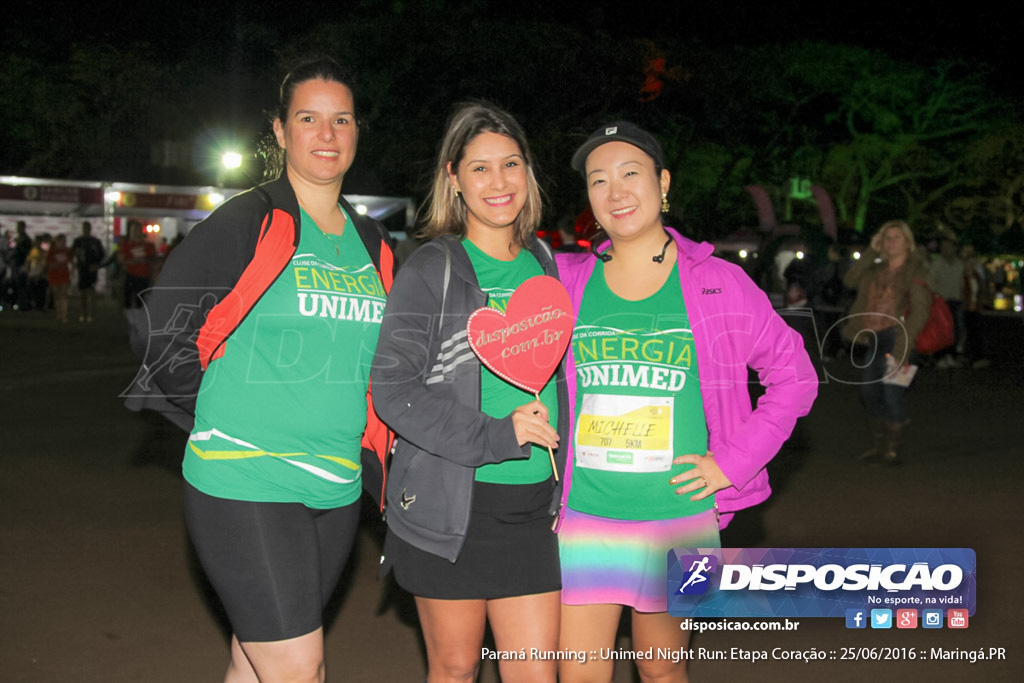 Unimed Night Run: Etapa Coração :: Paraná Running 2016