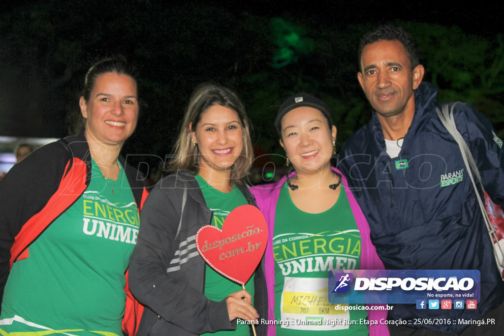 Unimed Night Run: Etapa Coração :: Paraná Running 2016