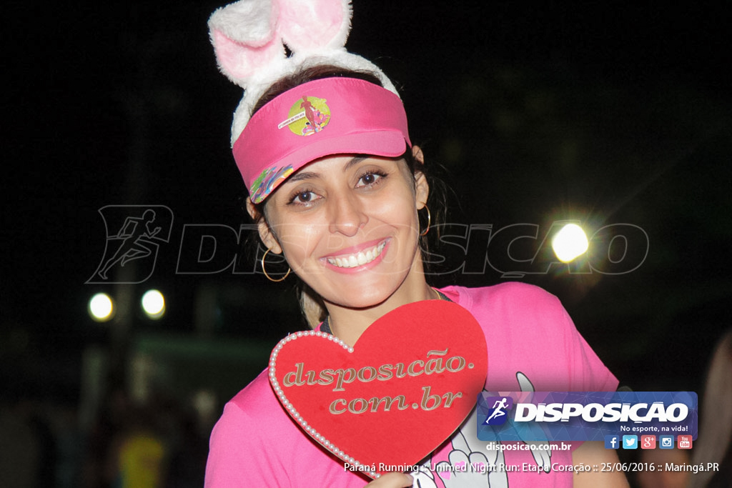 Unimed Night Run: Etapa Coração :: Paraná Running 2016