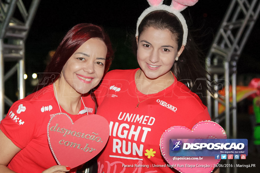 Unimed Night Run: Etapa Coração :: Paraná Running 2016