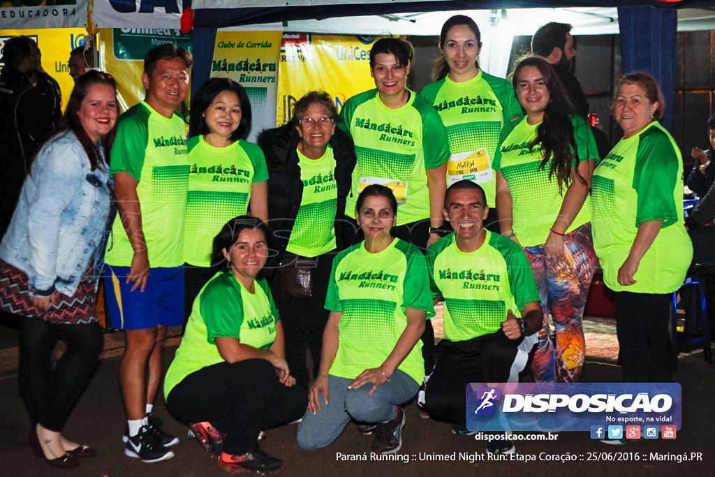 Unimed Night Run: Etapa Coração :: Paraná Running 2016