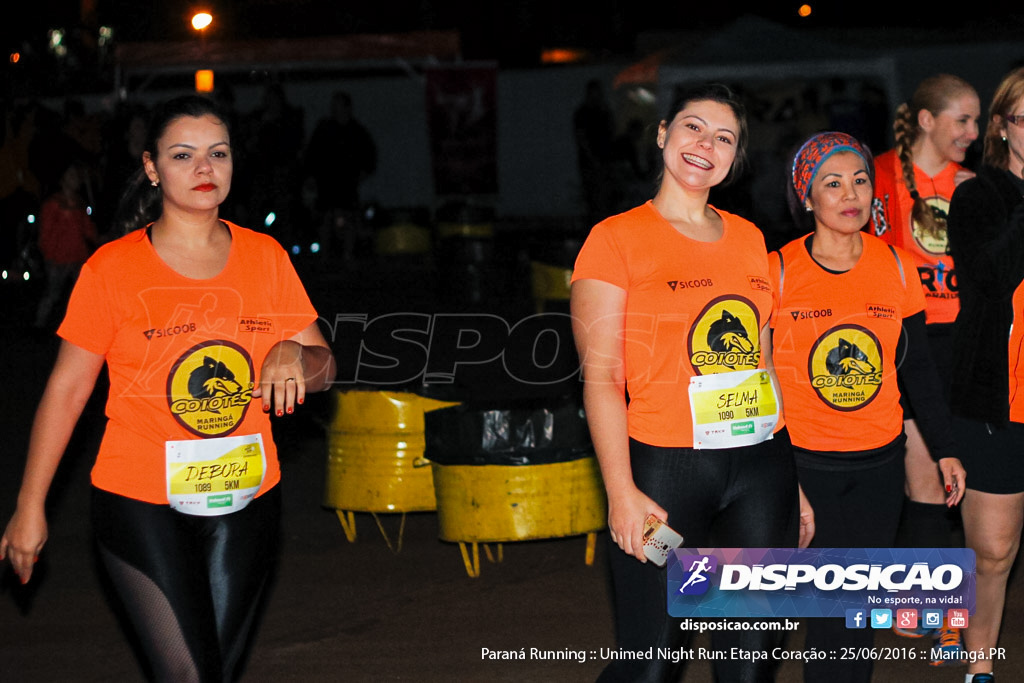 Unimed Night Run: Etapa Coração :: Paraná Running 2016