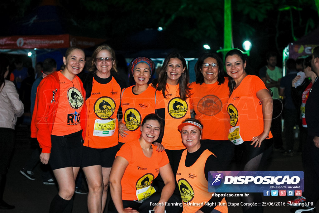 Unimed Night Run: Etapa Coração :: Paraná Running 2016