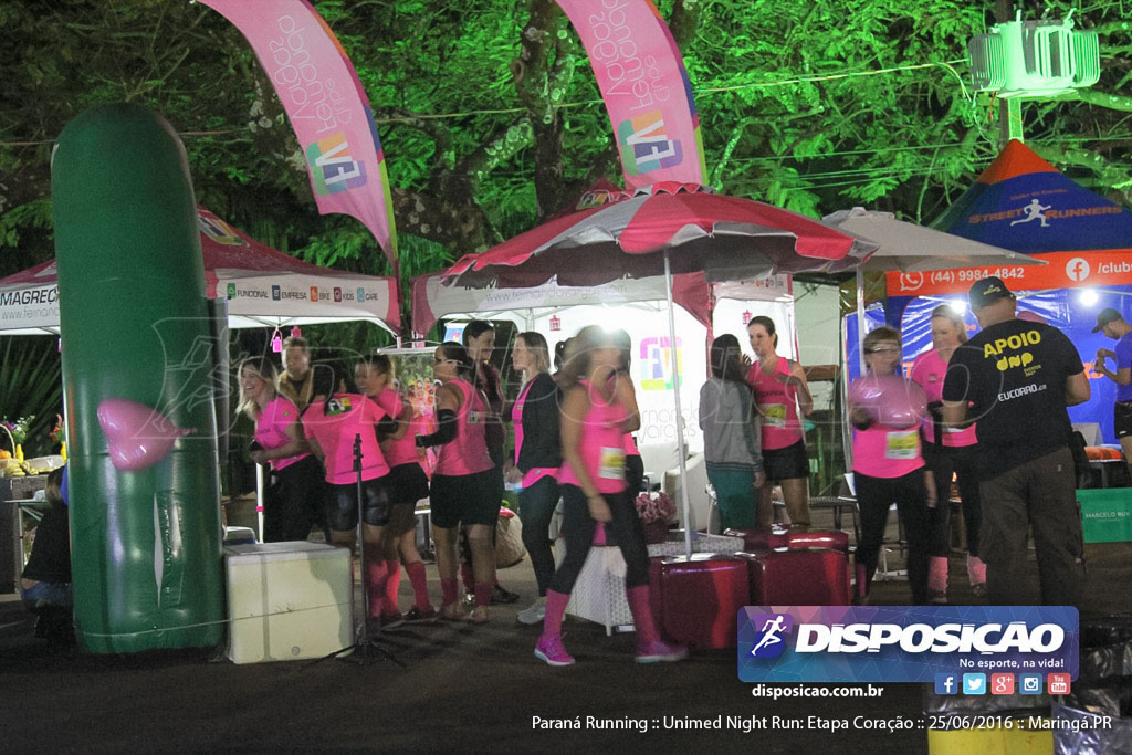 Unimed Night Run: Etapa Coração :: Paraná Running 2016