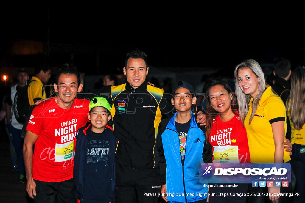 Unimed Night Run: Etapa Coração :: Paraná Running 2016