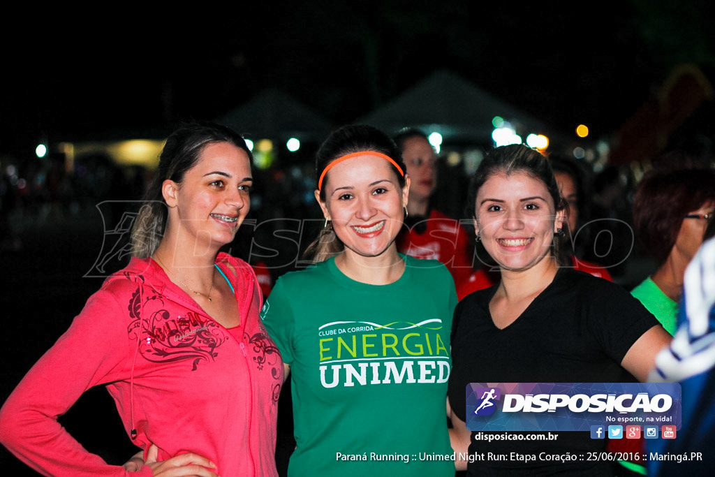 Unimed Night Run: Etapa Coração :: Paraná Running 2016