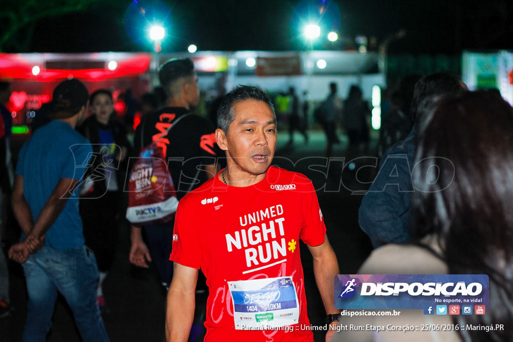 Unimed Night Run: Etapa Coração :: Paraná Running 2016