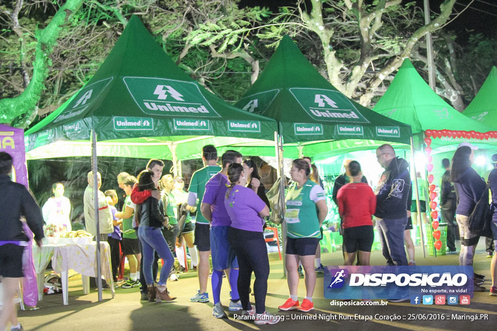 Unimed Night Run: Etapa Coração :: Paraná Running 2016