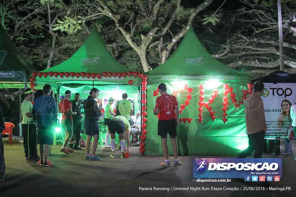 Unimed Night Run: Etapa Coração :: Paraná Running 2016