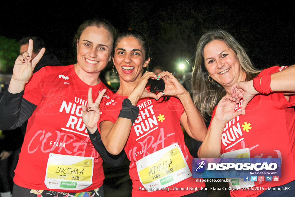 Unimed Night Run: Etapa Coração :: Paraná Running 2016