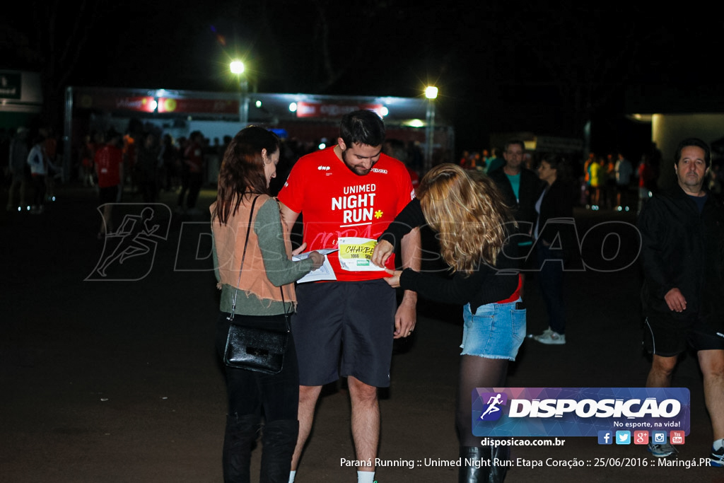 Unimed Night Run: Etapa Coração :: Paraná Running 2016