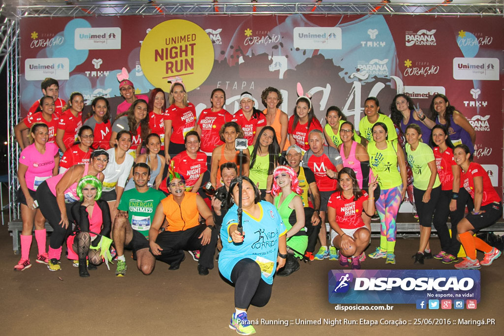 Unimed Night Run: Etapa Coração :: Paraná Running 2016