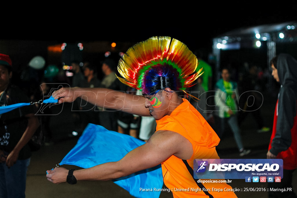 Unimed Night Run: Etapa Coração :: Paraná Running 2016