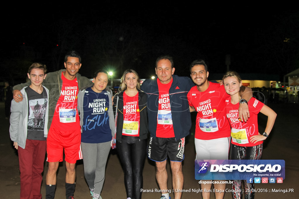 Unimed Night Run: Etapa Coração :: Paraná Running 2016