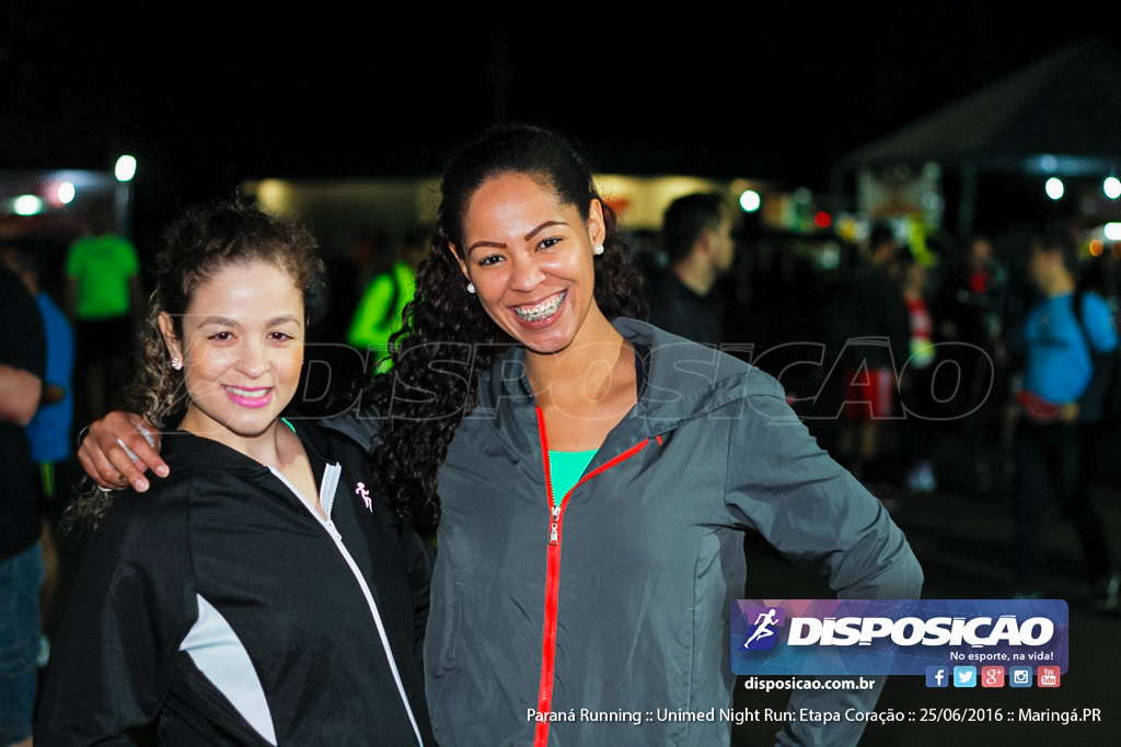 Unimed Night Run: Etapa Coração :: Paraná Running 2016