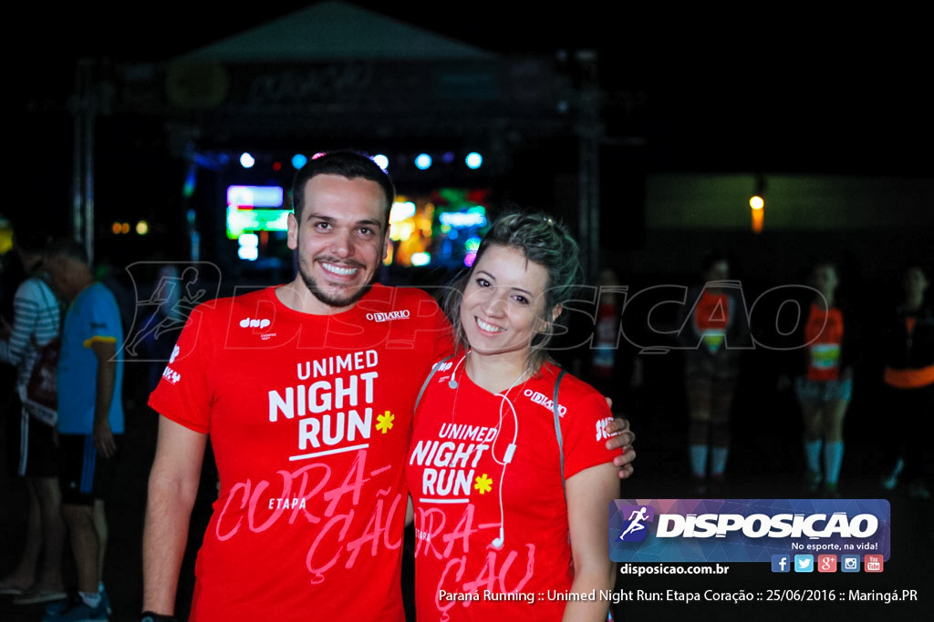 Unimed Night Run: Etapa Coração :: Paraná Running 2016