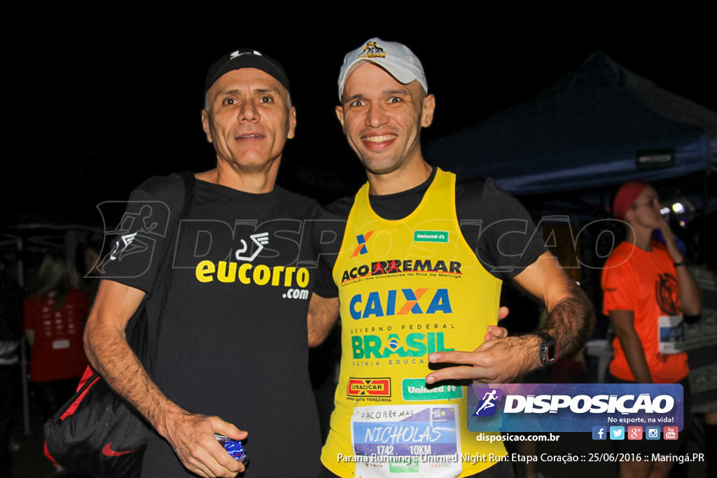 Unimed Night Run: Etapa Coração :: Paraná Running 2016