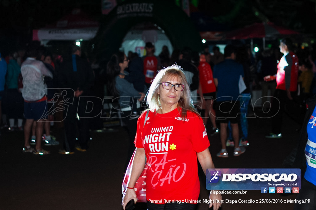 Unimed Night Run: Etapa Coração :: Paraná Running 2016