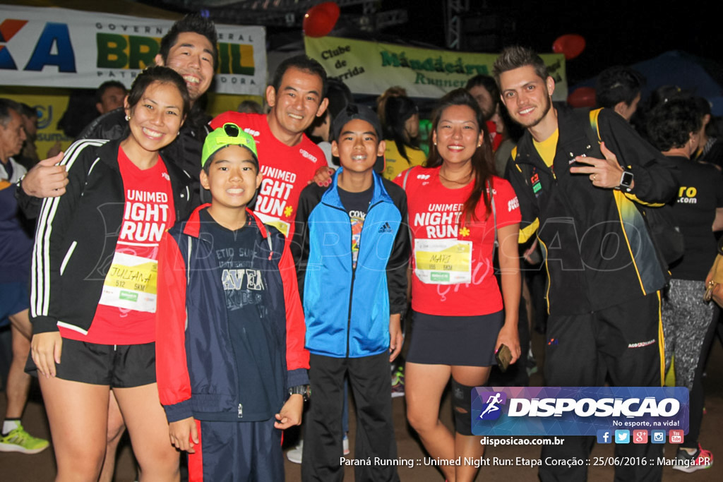 Unimed Night Run: Etapa Coração :: Paraná Running 2016