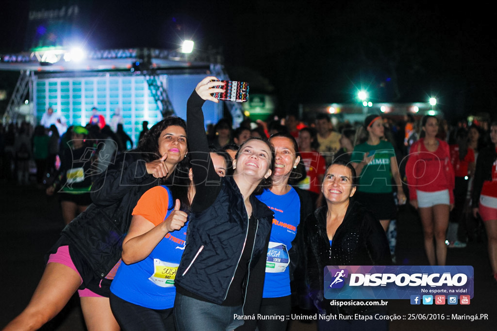 Unimed Night Run: Etapa Coração :: Paraná Running 2016