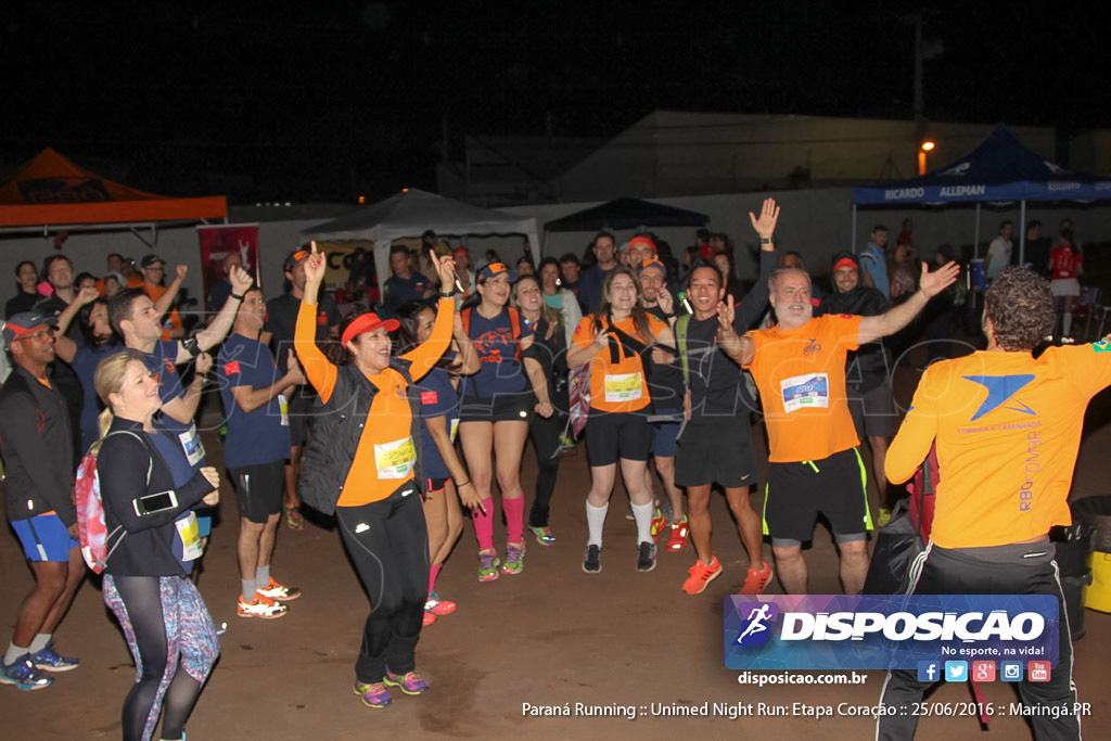 Unimed Night Run: Etapa Coração :: Paraná Running 2016