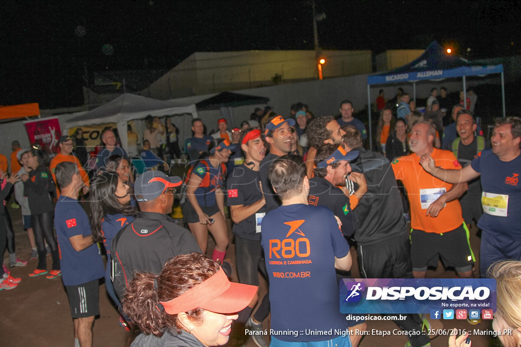 Unimed Night Run: Etapa Coração :: Paraná Running 2016