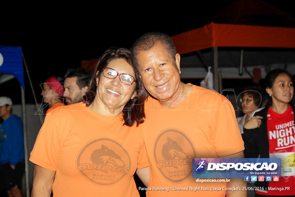 Unimed Night Run: Etapa Coração :: Paraná Running 2016