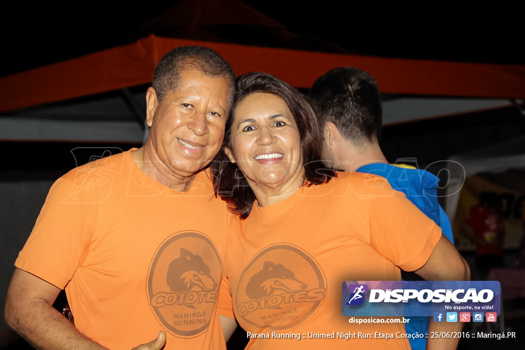 Unimed Night Run: Etapa Coração :: Paraná Running 2016