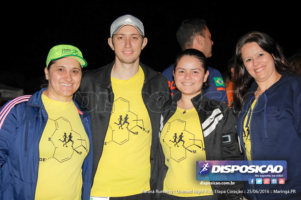 Unimed Night Run: Etapa Coração :: Paraná Running 2016