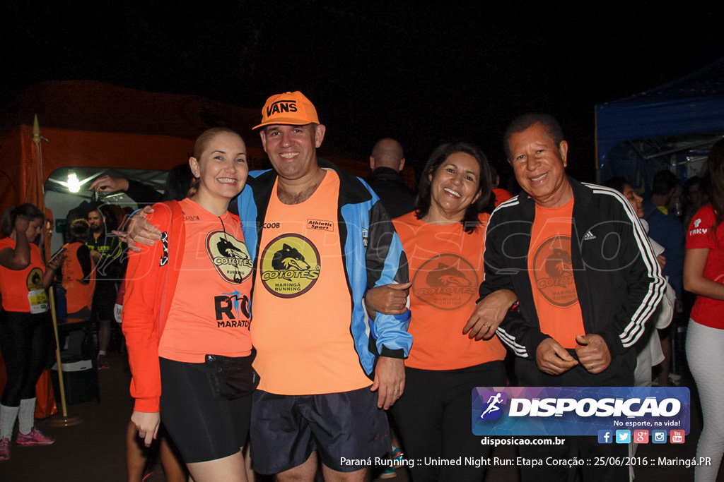 Unimed Night Run: Etapa Coração :: Paraná Running 2016