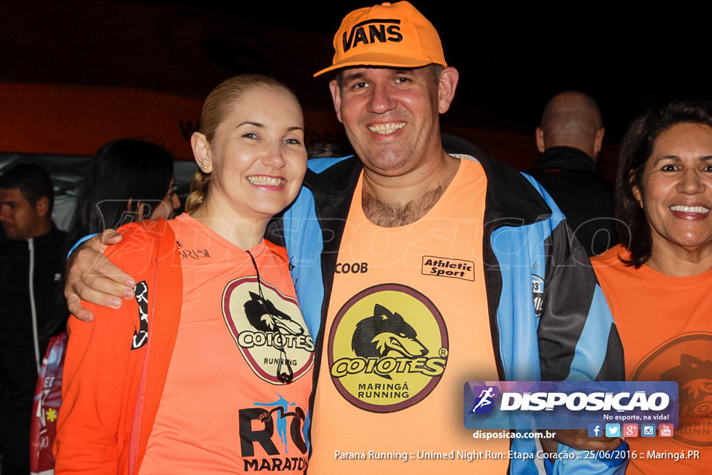 Unimed Night Run: Etapa Coração :: Paraná Running 2016