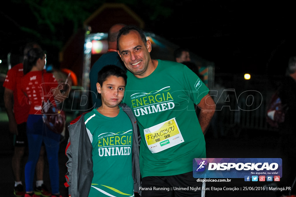 Unimed Night Run: Etapa Coração :: Paraná Running 2016